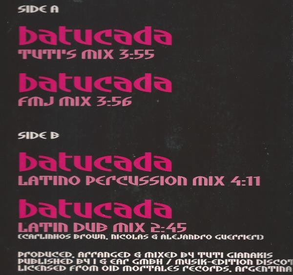 DJ Dero : Batucada (12")