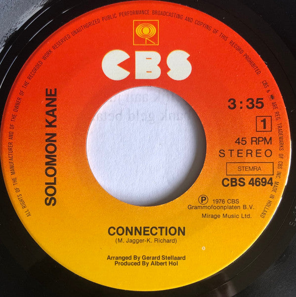 Solomon Kane (2) : Connection (7")