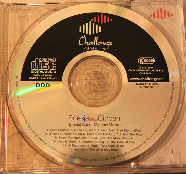 Soesja Citroen : Soesja Sings Citroen (CD, Album)