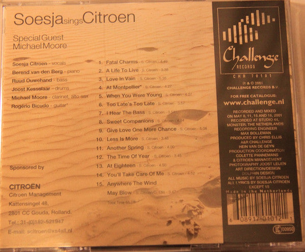 Soesja Citroen : Soesja Sings Citroen (CD, Album)
