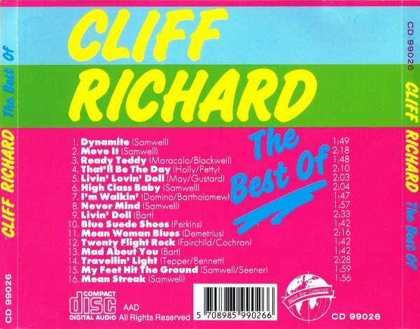 Cliff Richard : The Best Of (CD, Comp)