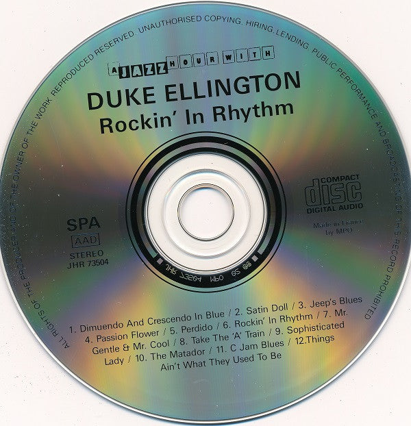 Duke Ellington : Rockin'in Rhythm (CD, Comp)