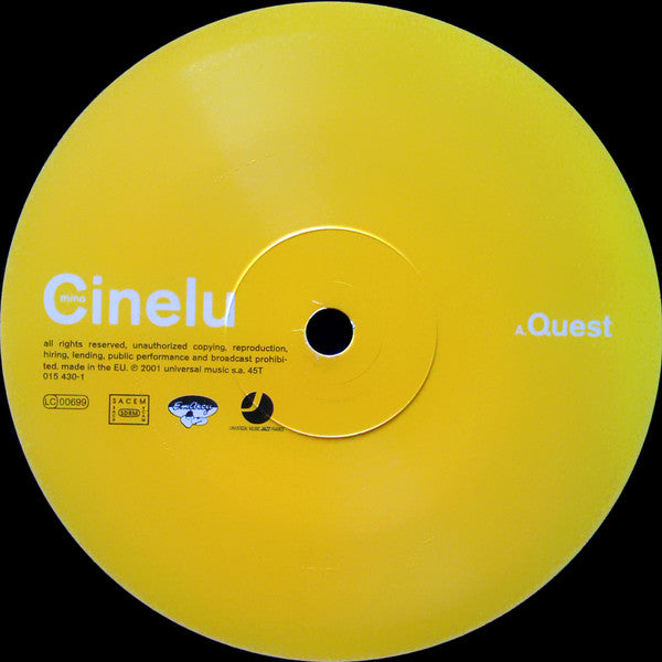 Mino Cinelu : Quest (12", S/Sided)