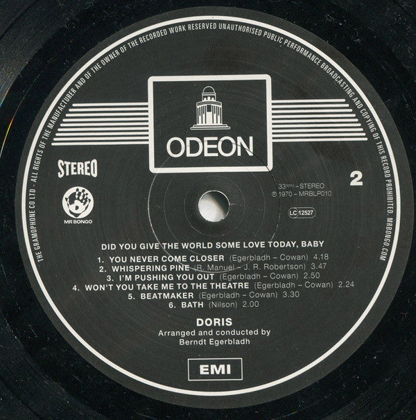 Doris : Did You Give The World Some Love Today, Baby (LP, Album, RE)
