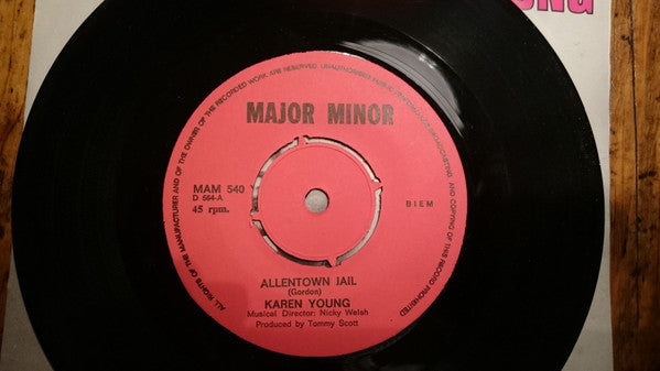 Karen Young (2) : Allentown Jail (7")