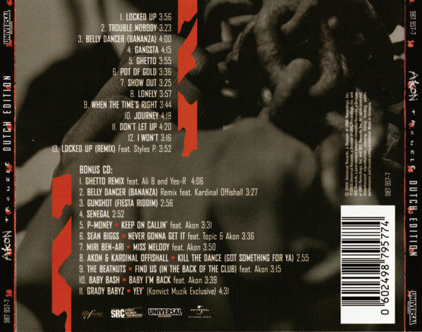 Akon : Trouble (CD, Album, RE + CD, Bon + Dut)