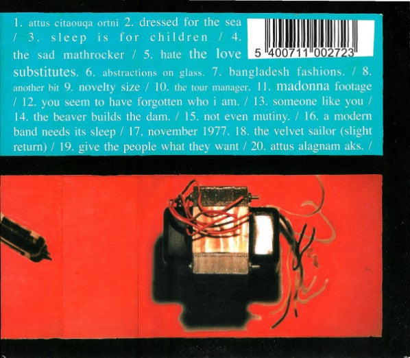 The Love Substitutes : More Songs About Hangovers And Sailors (CD, Album)