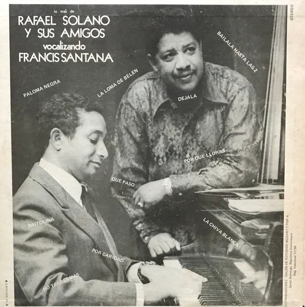 Rafael Solano Y Sus Amigos : Lo Mas De Rafael Solano (LP, Comp)