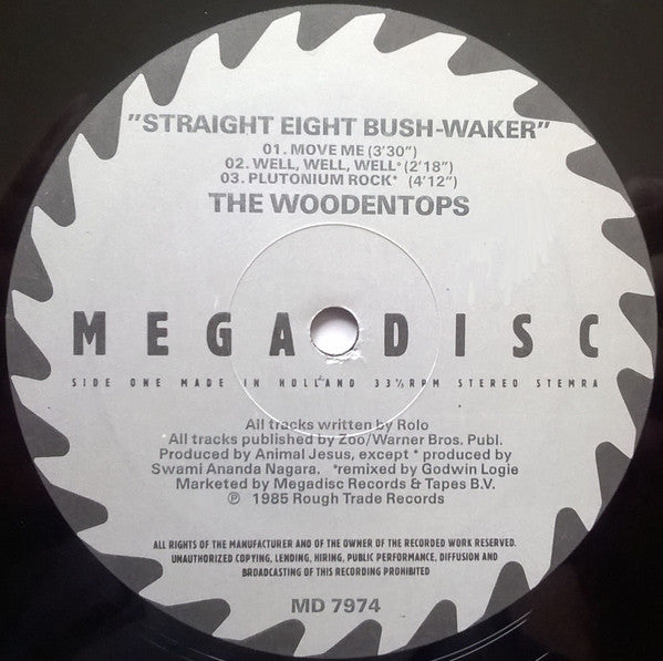 The Woodentops : Straight Eight Bush-Waker (LP, MiniAlbum, Comp)