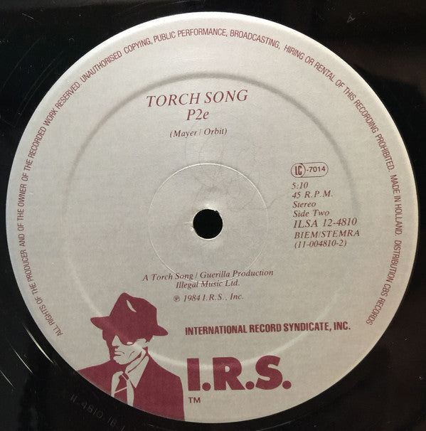 Torch Song : Don't Look Now / P2E (Remix) (12")