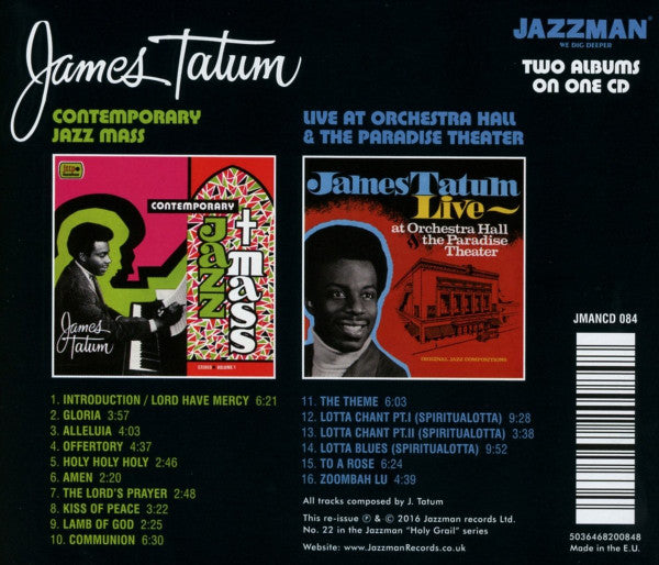 James Tatum : Contemporary Jazz Mass / Live  (CD, Album, Comp, RM)