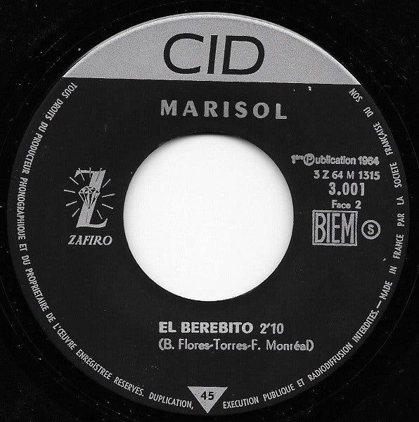 Marisol : El Porom Pompero (7", Single)