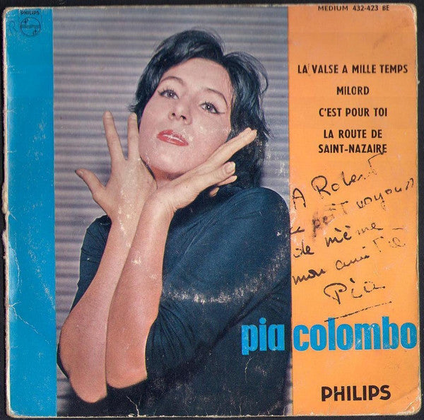 Pia Colombo : La Valse A Mille Temps (7", EP)