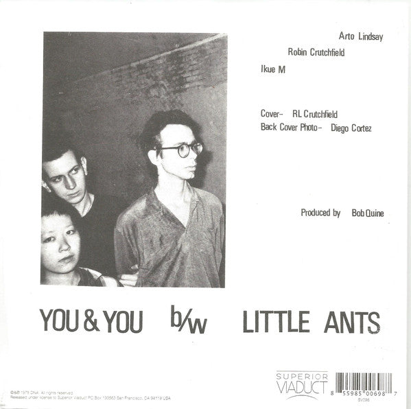 DNA (4) : You & You (7", Single, Ltd, RE, Cle)