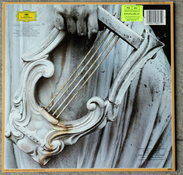 Johannes Brahms - Lucia Popp ∙ Wolfgang Brendel ∙ Prague Philharmonic Chorus ∙ The Czech Philharmonic Orchestra ∙ Giuseppe Sinopoli : Ein Deutsches Requiem (2xLP)