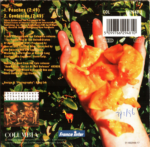 The Presidents Of The United States Of America : Peaches (CD, Single)
