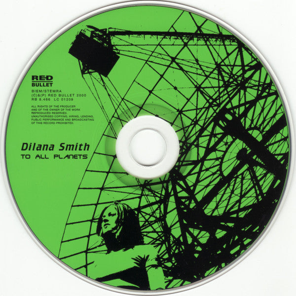 Dilana Smith : To All Planets (CD, Single, Enh)