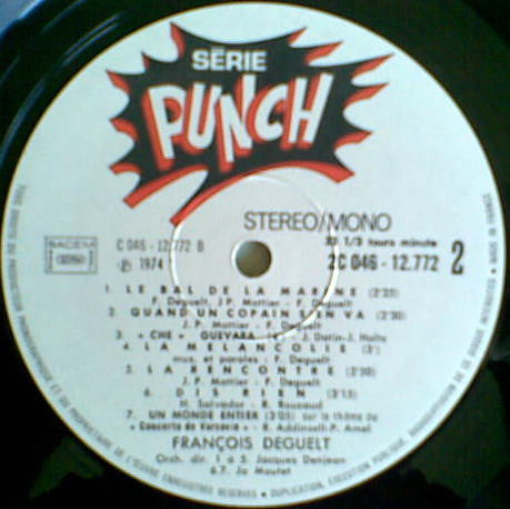 François Deguelt : Le Ciel Le Soleil Et la Mer (LP, Album, Comp)