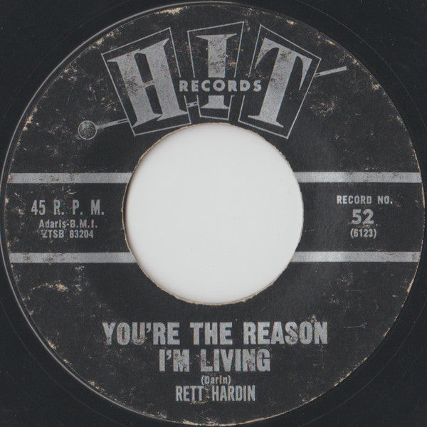 Larry Dexter / Rett Hardin : Ruby Baby / You're The Reason I'm Living (7", Mono)