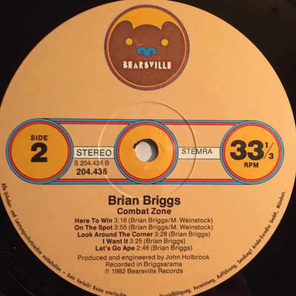 Brian Briggs : Combat Zone (LP, Album)