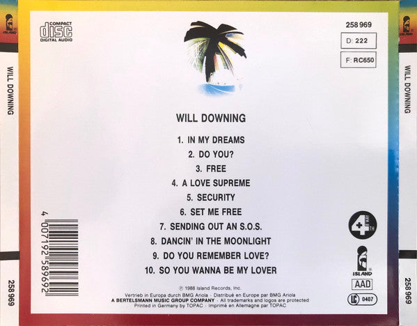 Will Downing : Will Downing (CD, Album)