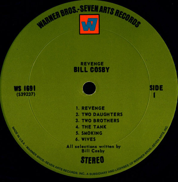 Bill Cosby : Revenge (LP, Album, RP)