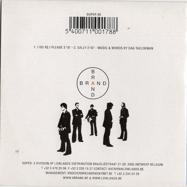 A Brand : I Do As I Please (CD, Single)