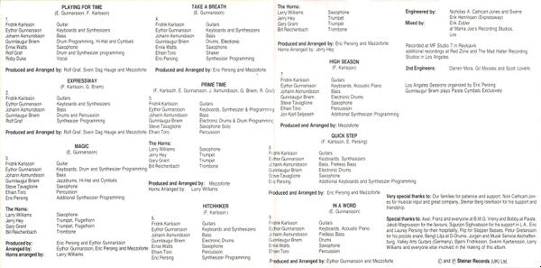 Mezzoforte : Playing For Time (CD, Album)