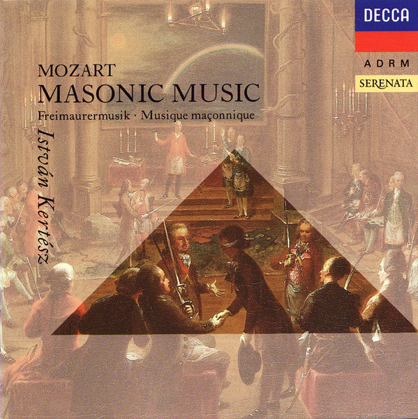Wolfgang Amadeus Mozart - István Kertész : Masonic Music (CD, Album, RE, RM)