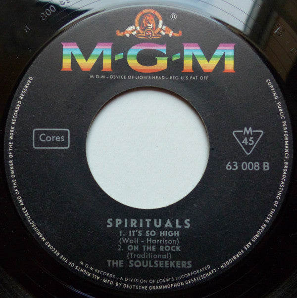 The Soul Seekers : Spirituals (7", EP, Mono)