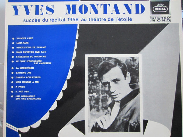 Yves Montand : Succès Du Récital 1958 Au Théatre De L'Etoile (LP, Comp)