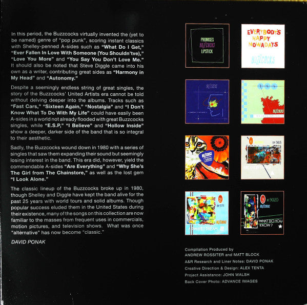 Buzzcocks : More Product In A Different Compilation (Best Of The United Artists Recordings 1978-1980) (2xLP, RSD, Comp, Ltd, Ora)