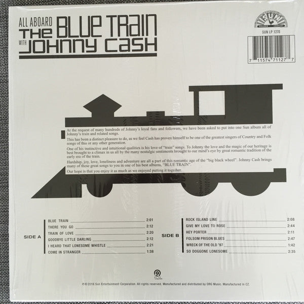 Johnny Cash : All Aboard The Blue Train (LP, Album, RSD, Comp, Ltd, RE, Blu)