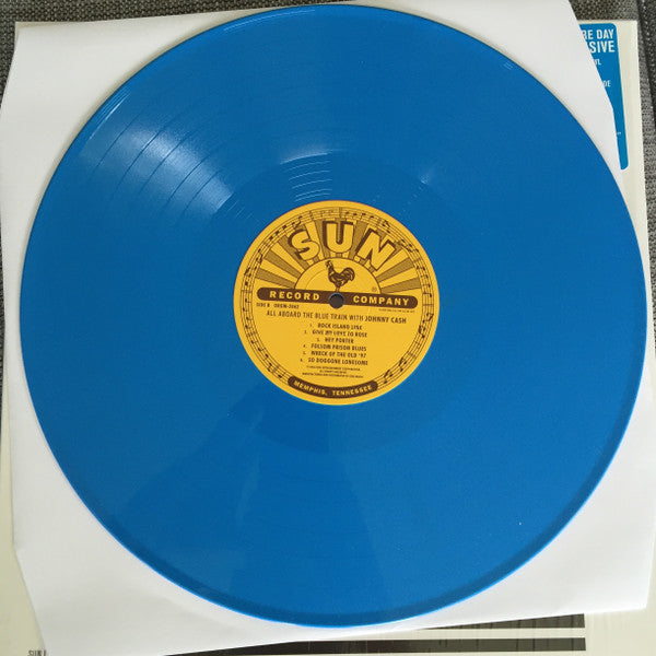 Johnny Cash : All Aboard The Blue Train (LP, Album, RSD, Comp, Ltd, RE, Blu)