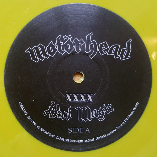Motörhead : Bad Magic (LP, Album, RSD, Ltd, RE, Yel)