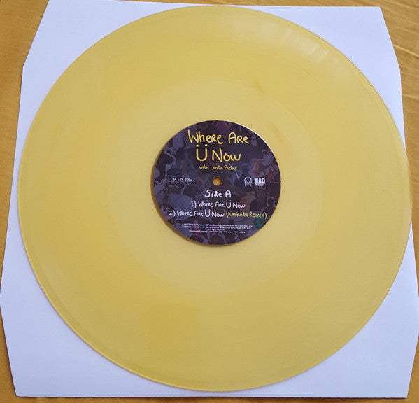 Jack Ü With Justin Bieber : Where Are Ü Now (12", RSD, Ltd, Yel)