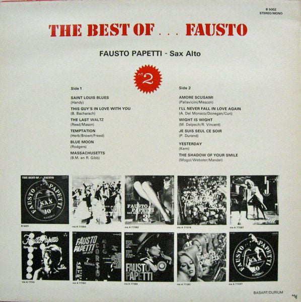 Fausto Papetti : The Best Of ... Fausto N° 2 (LP, Comp)