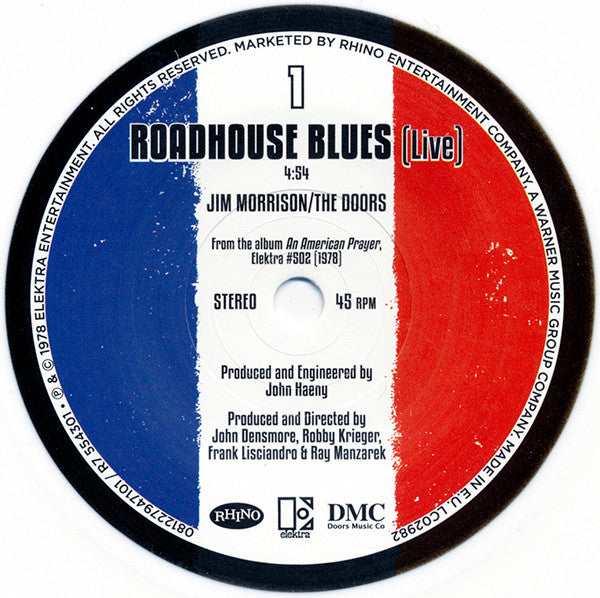 The Doors : Roadhouse Blues (Live) (7", RSD, Single, Ltd, Whi)