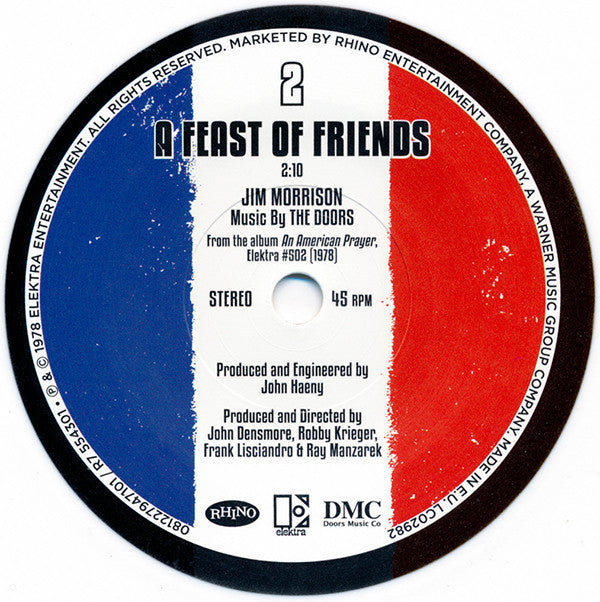 The Doors : Roadhouse Blues (Live) (7", RSD, Single, Ltd, Whi)