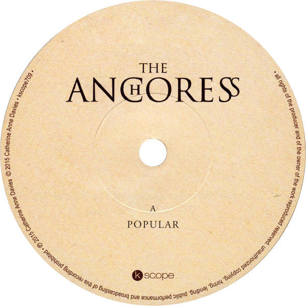 The Anchoress : Popular (7", RSD, Single, Ltd)