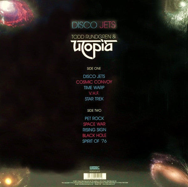 Todd Rundgren & Utopia (5) : Disco Jets (LP, Album, RSD, Ltd)