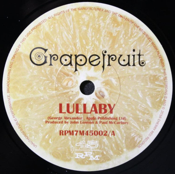 Grapefruit : Lullaby / Sweet Little Miss No Name (7", RSD, Single, Ltd)