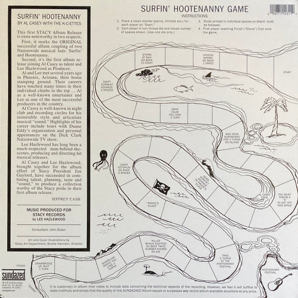 Al Casey (2) : Surfin' Hootenanny (LP, Album, RSD, Mono, Ltd, Gre)