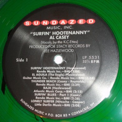 Al Casey (2) : Surfin' Hootenanny (LP, Album, RSD, Mono, Ltd, Gre)