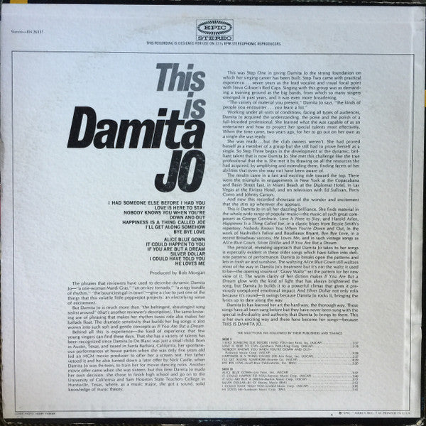 Damita Jo : This Is Damita Jo (LP, Album)