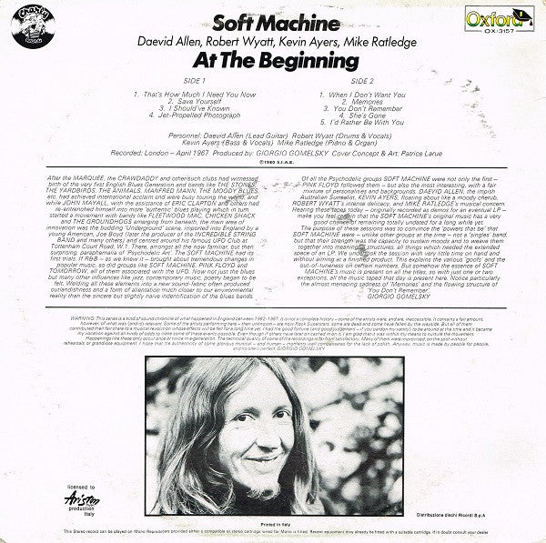 Soft Machine : At The Beginning (LP, RE)