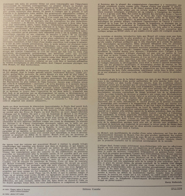 Wolfgang Amadeus Mozart, Bamberger Symphoniker, Theodor Guschlbauer : Symphonies N°38 & N°39 (LP)