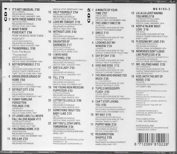 Tom Jones : Greatest Hits - Singles A's & B's (2xCD, Comp, RE + Box)