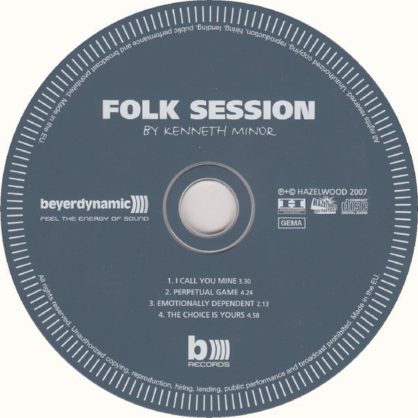Kenneth Minor : Folk Session (CD, Promo)