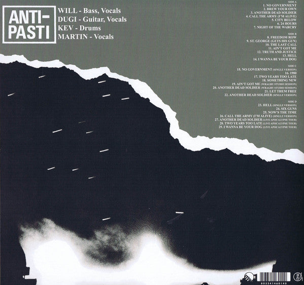 Anti-Pasti : The Last Call.... (2xLP, Album, Comp, Ltd, RE, Whi)